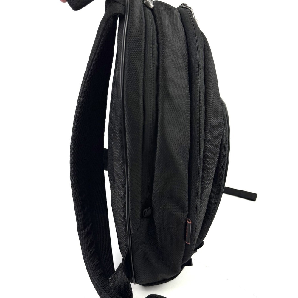 Tumi Tech Backpack Black Ballistic Nylon Rucksack Travel Laptop Carry On Durable - Picture 5 of 15